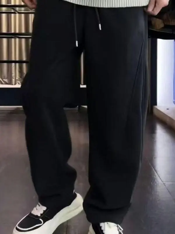 Новые мужские утепленные брюки на флисовой подкладке для осени и зимы, модные прямые брюки-бананы, свободные прямые спортивные штаны
Новые мужские утепленные брюки на флисовой подкладке для осени и зимы, модные прямые брюки-бананы, свободные прямые спортивные штаны