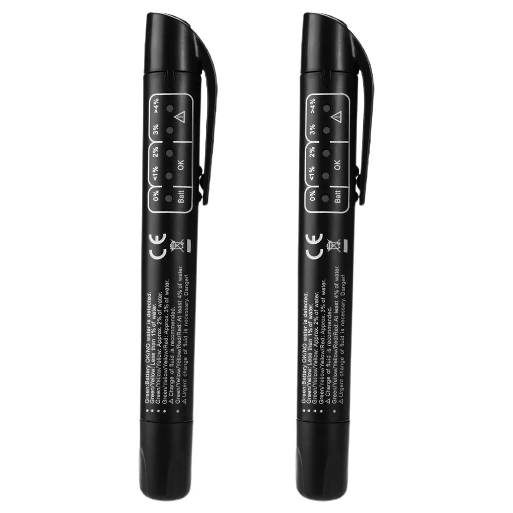 2Pcs Brake Fluid Tester Pen High Precision Sensor Compact Portable Tool for Car Brake Oil Testing Liquid Level Indicator
2Pcs Brake Fluid Tester Pen High Precision Sensor Compact Portable Tool for Car Brake Oil Testing Liquid Level Indicator