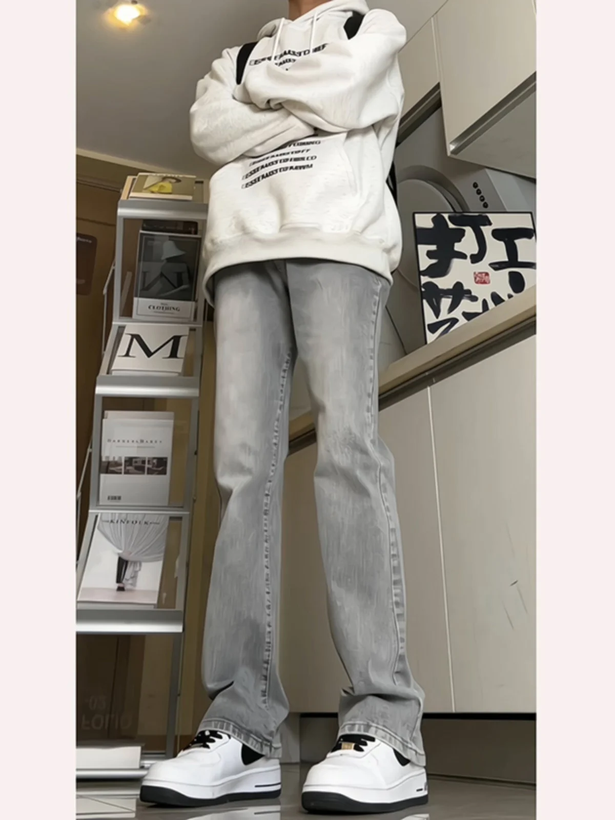 Slim Fit Fleece Lined American Vibe Jeans Men's Autumn Winter Straight Leg Denim Pants Youth Fashion Wear Resistant Stretch
Slim Fit Fleece Lined American Vibe Jeans Men's Autumn Winter Straight Leg Denim Pants Youth Fashion Wear Resistant Stretch