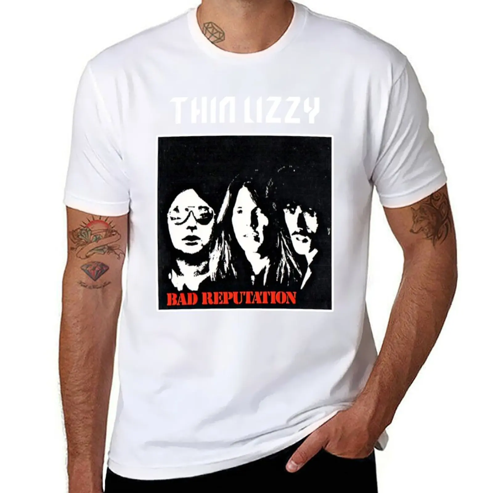 Thin Lizzy Bad Reputation T-Shirt t shirts for man graphic tees funny t shirts man funny t shirts cotton T-Shirt
Thin Lizzy Bad Reputation T-Shirt t shirts for man graphic tees funny t shirts man funny t shirts cotton T-Shirt