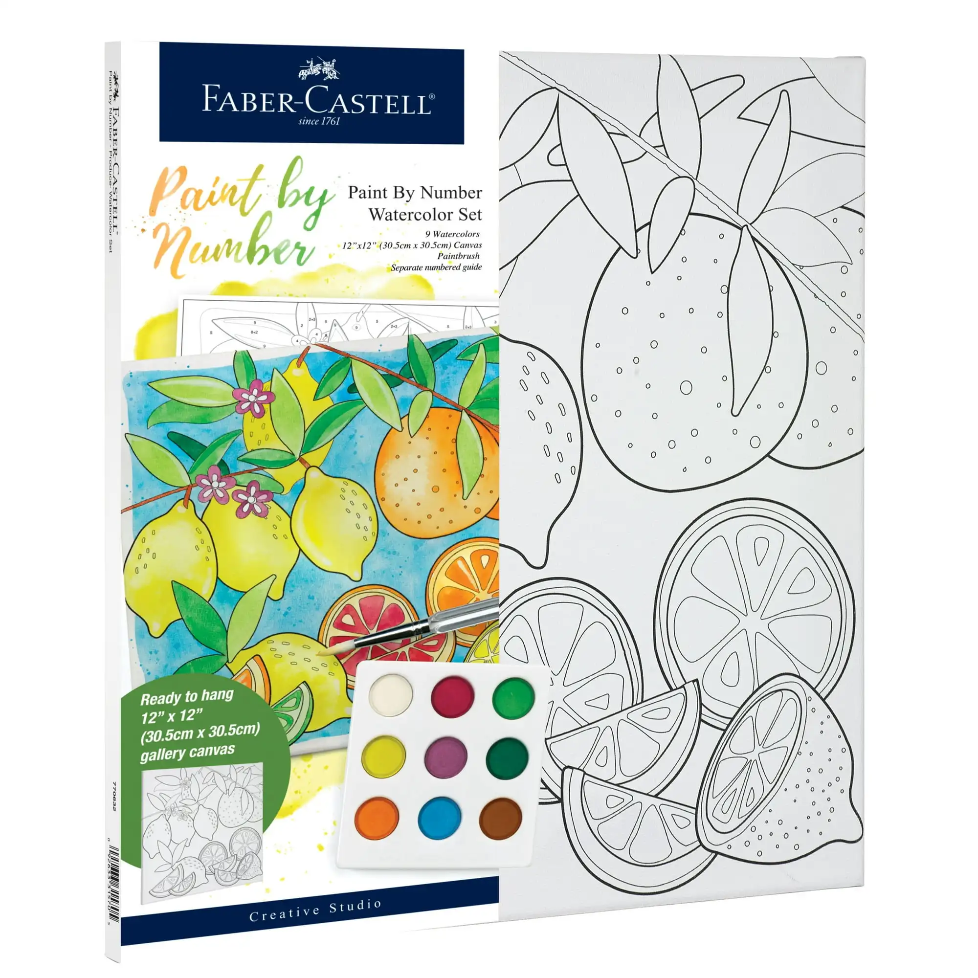 Faber-Castell краска по номерам, акварельные изделия-желтые лимоны, набор для взрослых
Faber-Castell краска по номерам, акварельные изделия-желтые лимоны, набор для взрослых