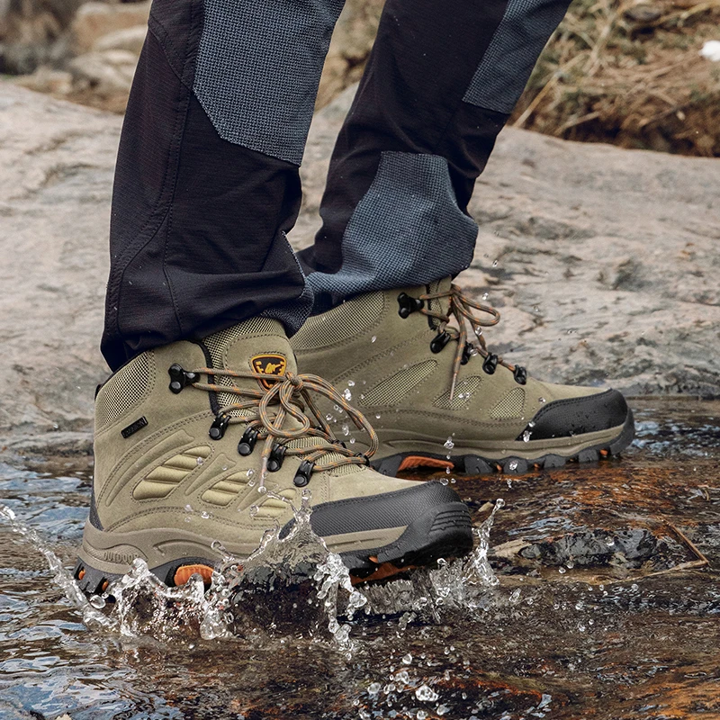 Mens Hiking Shoes Women Outdoor Walking Shoes Lace-up Breathable Combat Boots Shoes Anti-slip Wear-resistant Sports Sneakers
Mens Hiking Shoes Women Outdoor Walking Shoes Lace-up Breathable Combat Boots Shoes Anti-slip Wear-resistant Sports Sneakers