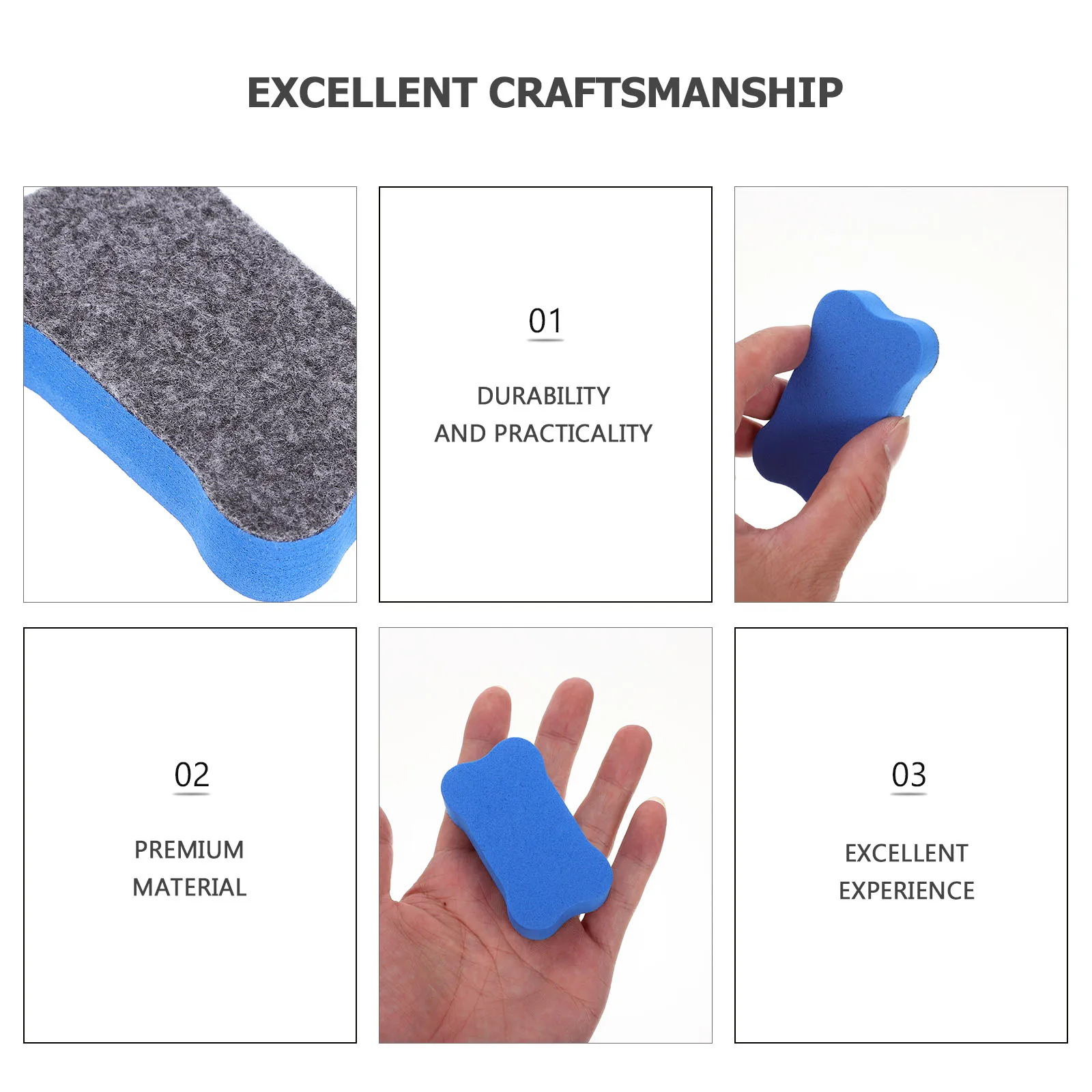 24pcs Dry Erase Whiteboard Eva Felt Cloth Bone-Shaped Lightweight Portable Kids Whiteboard Erasers For School Classroom Home
24pcs Dry Erase Whiteboard Eva Felt Cloth Bone-Shaped Lightweight Portable Kids Whiteboard Erasers For School Classroom Home