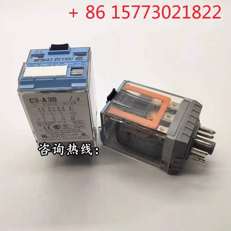 RELECO C5-RF5648/C5-RF5610/C4-RF5646 C3-RF5644 DC220V Machine Relay(1PCS)
RELECO C5-RF5648/C5-RF5610/C4-RF5646 C3-RF5644 DC220V Machine Relay(1PCS)