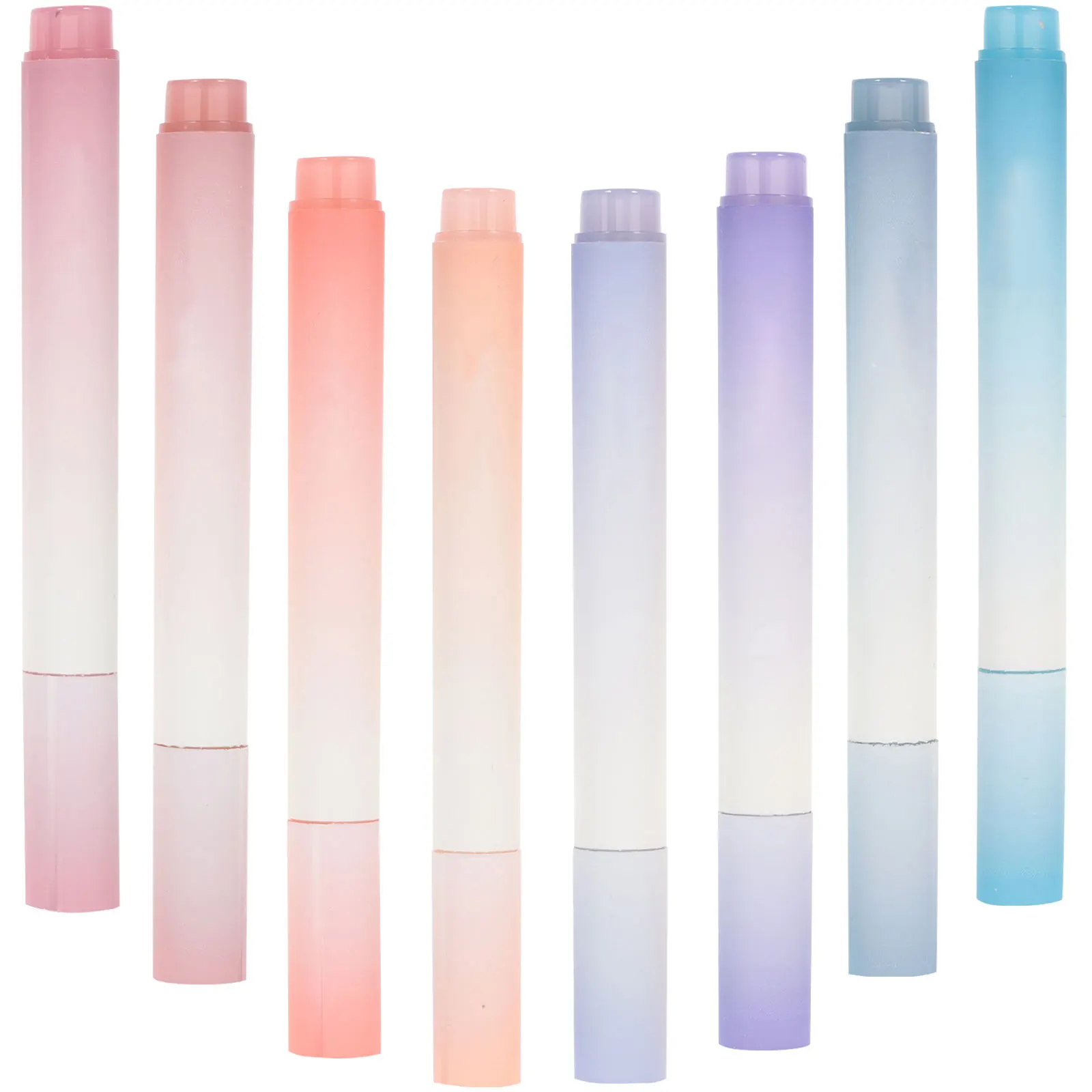 Gradient Color Fluorescent Highlighters Pastel Mark Pens Assorted Colors Safe Ink Plastic Material Birthday Gifts for Students
Gradient Color Fluorescent Highlighters Pastel Mark Pens Assorted Colors Safe Ink Plastic Material Birthday Gifts for Students