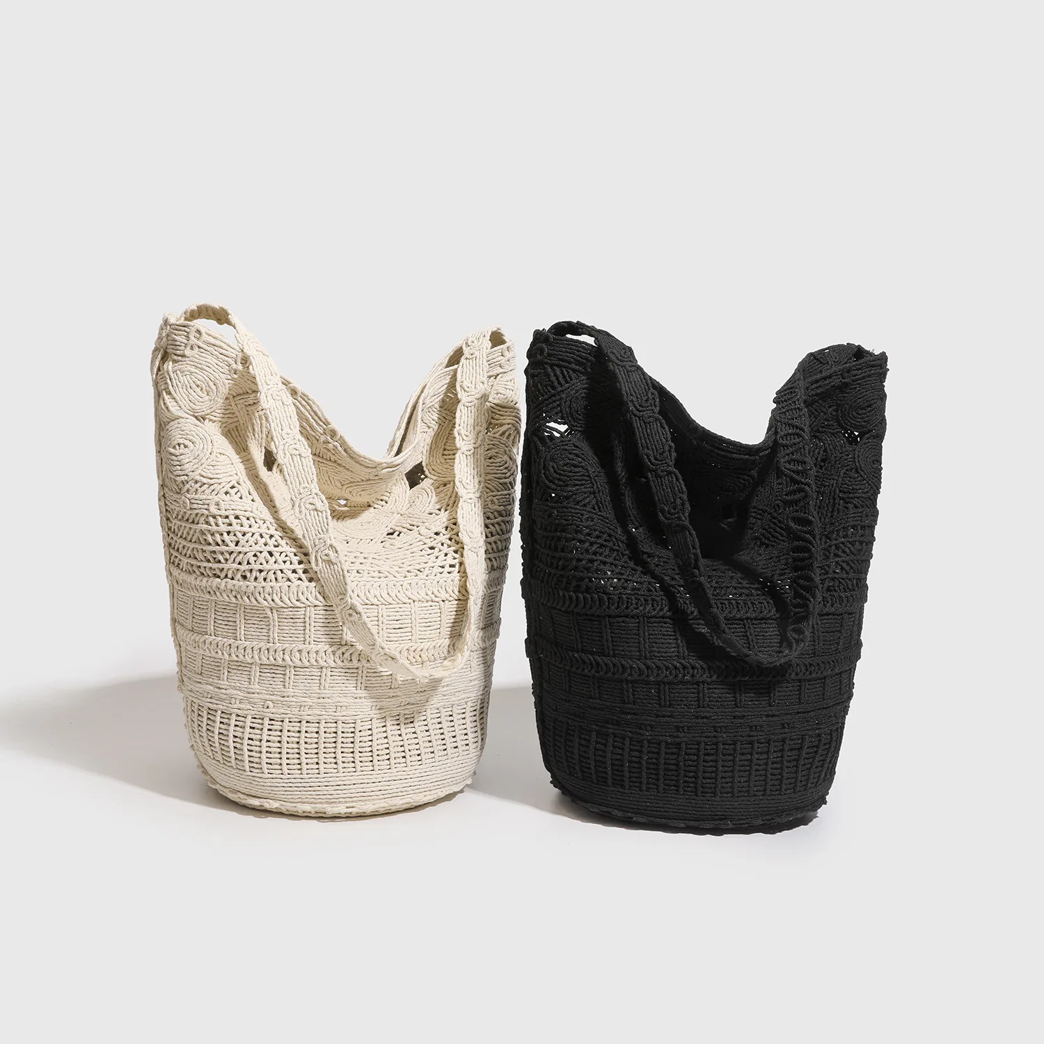 2026 new handmade hollow woven bag retro tote bag slack feeling large capacity versatile commuter portable shoulder bag women
2026 new handmade hollow woven bag retro tote bag slack feeling large capacity versatile commuter portable shoulder bag women