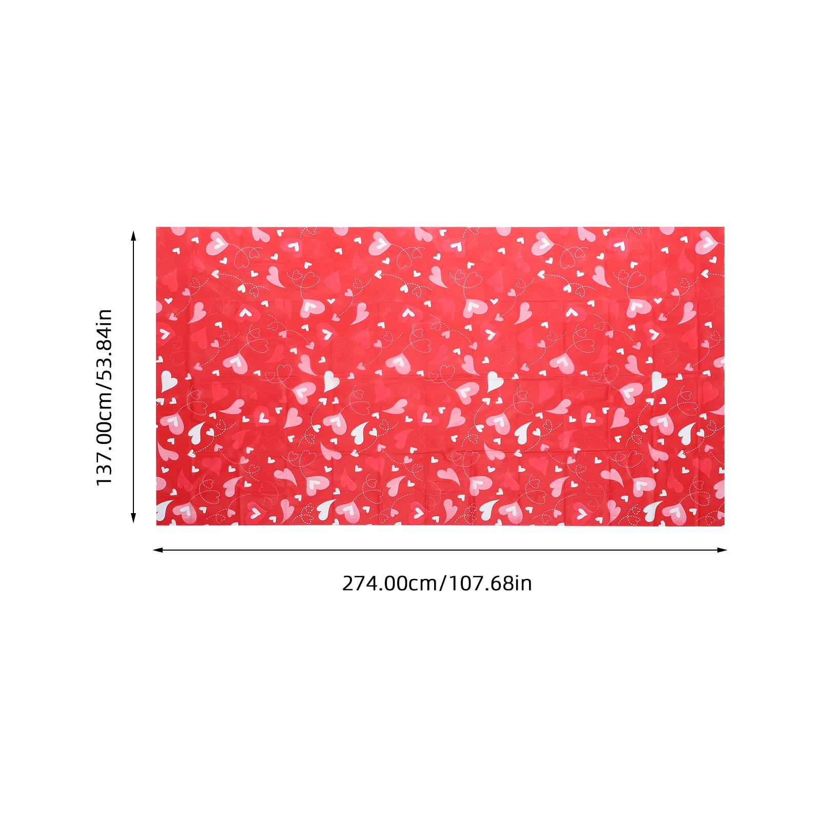 2pcs Valentines Day Tablecloth Heart Pattern Red Cover Love Themed Decoration for Home Party Buffet Plastic Table Runner
2pcs Valentines Day Tablecloth Heart Pattern Red Cover Love Themed Decoration for Home Party Buffet Plastic Table Runner