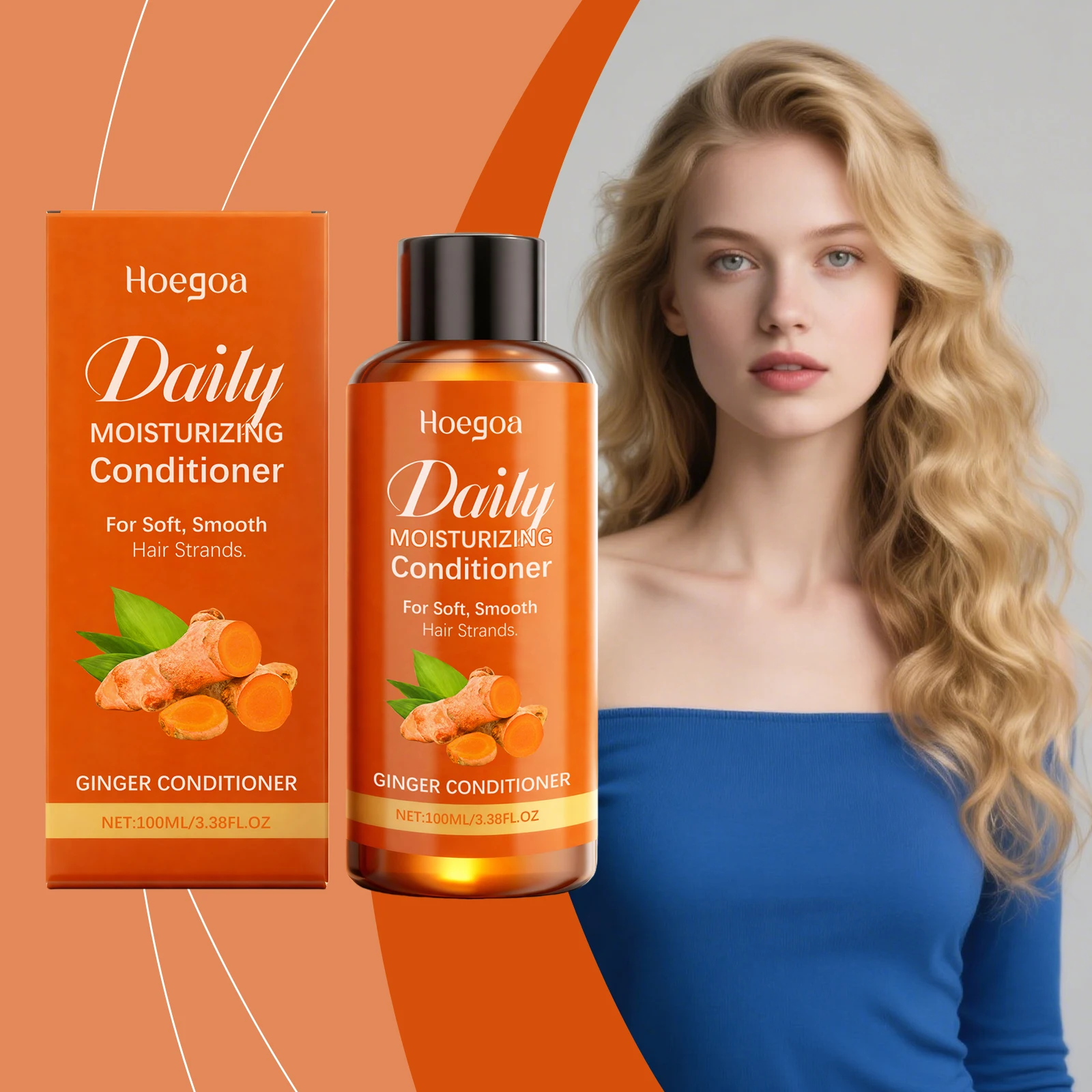 Ginger Hydrating & Smoothing Conditioner - Nourishes Dry Strands, Improves Dryness, Hydrates Roots & Reduces Hair Breakage
Ginger Hydrating & Smoothing Conditioner - Nourishes Dry Strands, Improves Dryness, Hydrates Roots & Reduces Hair Breakage