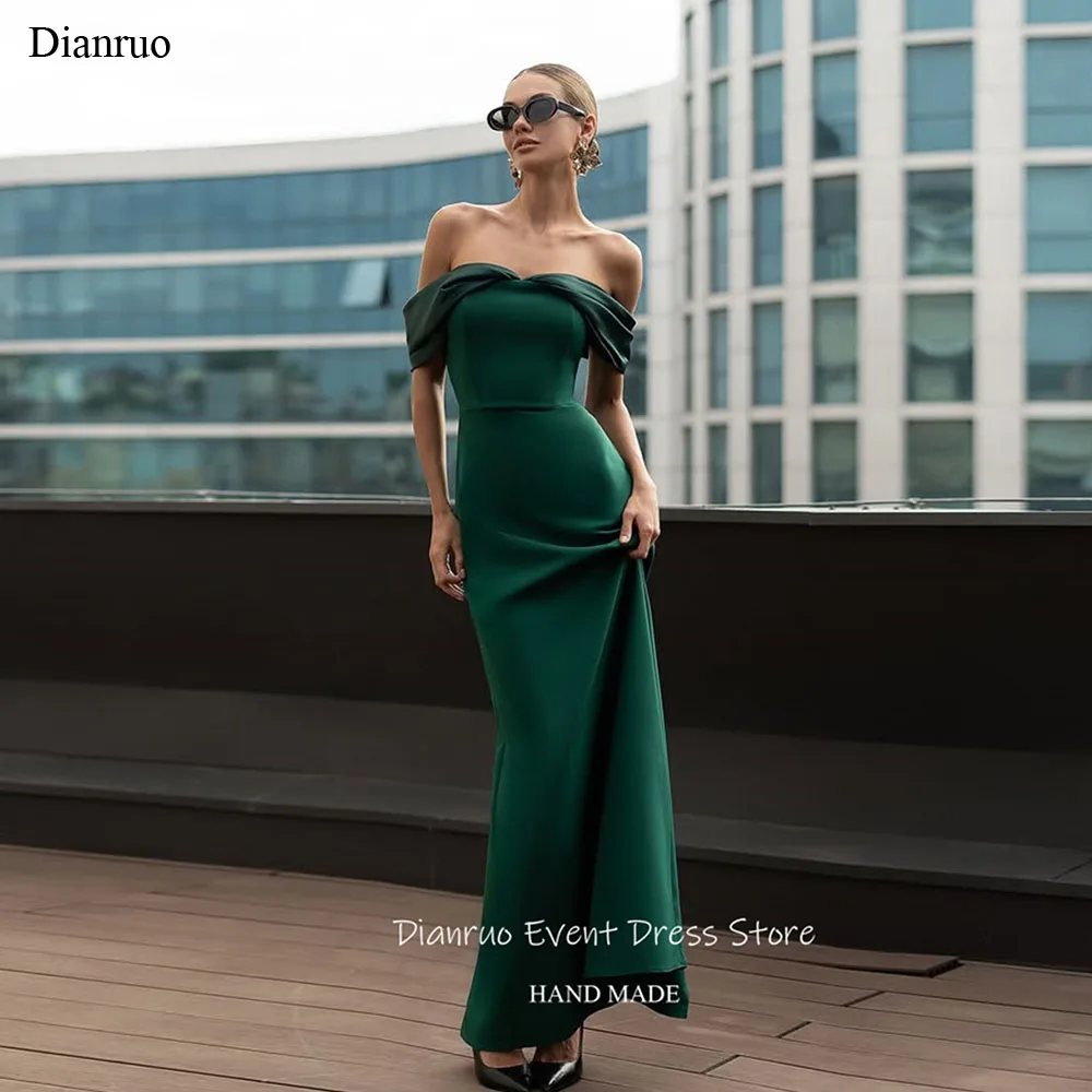 Dianruo Dark Green Off Shoulder Evening Dress Mermaid Vestidos De Fiesta Elegantes Fitted Bodice Maxi 2025 Prom Gowns Customized
Dianruo Dark Green Off Shoulder Evening Dress Mermaid Vestidos De Fiesta Elegantes Fitted Bodice Maxi 2025 Prom Gowns Customized