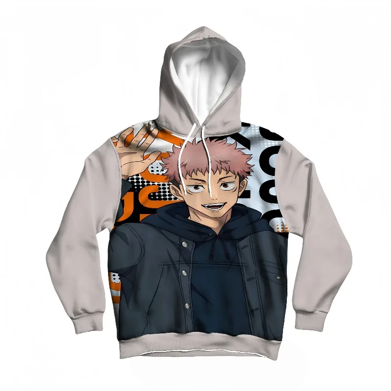 Мужская толстовка с капюшоном в стиле аниме дзюдзюцу кайсен Юджи Итадори с 3D принтом, повседневная уличная одежда, модный топ для фанатов, модная удобная одежда
Мужская толстовка с капюшоном в стиле аниме дзюдзюцу кайсен Юджи Итадори с 3D принтом, повседневная уличная одежда, модный топ для фанатов, модная удобная одежда