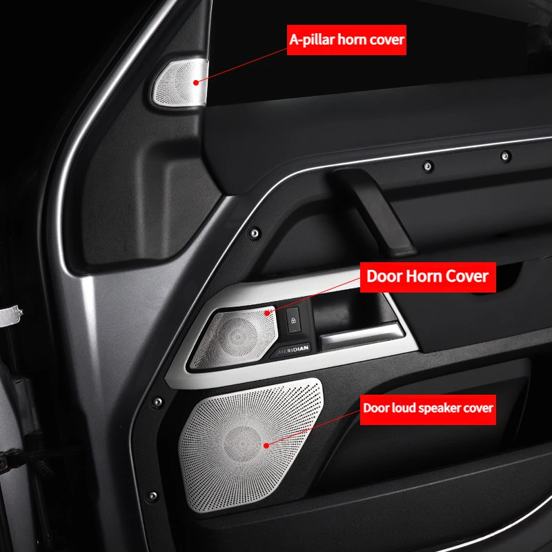 for Land Rover Defender 90 110 2020-2024 Audio Horn Cover Trim Sticker A-Pillar Loudspeaker Car Modification Interior Accessorie
for Land Rover Defender 90 110 2020-2024 Audio Horn Cover Trim Sticker A-Pillar Loudspeaker Car Modification Interior Accessorie