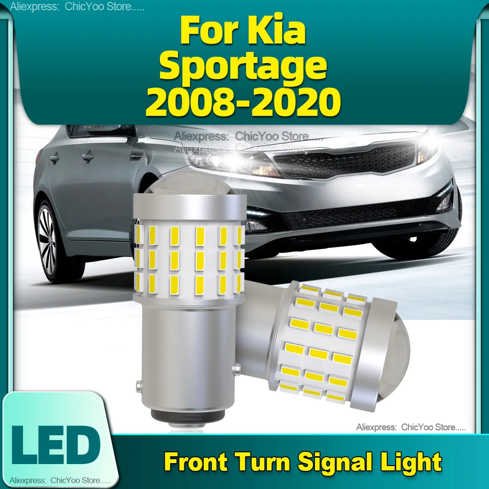 2Pcs LED Bulbs 1157 BA15D P21/5W Front Turn Signal Light Lamps 6W For Kia Sportage 2008 2009 2010 2011 2012 2013 2014 2015-2020
2Pcs LED Bulbs 1157 BA15D P21/5W Front Turn Signal Light Lamps 6W For Kia Sportage 2008 2009 2010 2011 2012 2013 2014 2015-2020