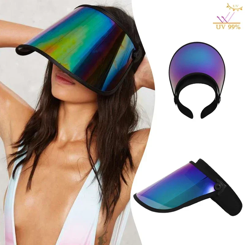 Summer Women Beach Golf Cap Outdoor Sport Unisex Rainbow Visors Sunshade Full Face Protect Anti-UV Adjustable Breathable Hats
Summer Women Beach Golf Cap Outdoor Sport Unisex Rainbow Visors Sunshade Full Face Protect Anti-UV Adjustable Breathable Hats