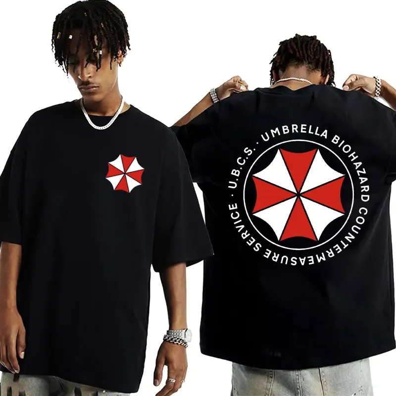 Umbrella Corporatio Logo Graphic T Shirt Resident Evil Clothing Tee Shirt Men's Y2k Harajuku Oversized Cotton T-shirt Streetwear
Umbrella Corporatio Logo Graphic T Shirt Resident Evil Clothing Tee Shirt Men's Y2k Harajuku Oversized Cotton T-shirt Streetwear