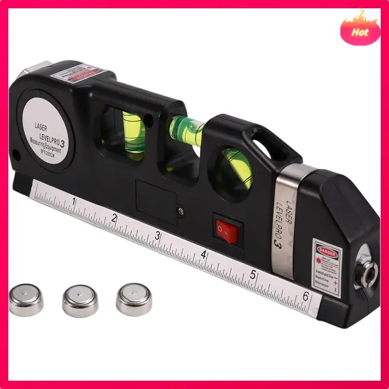 New Multipurpose Laser-Level Laser-Line 8 Feet Measure Tape Ruler Adjusted Standard And Metric Rulers Laser-Level Line Tool
New Multipurpose Laser-Level Laser-Line 8 Feet Measure Tape Ruler Adjusted Standard And Metric Rulers Laser-Level Line Tool