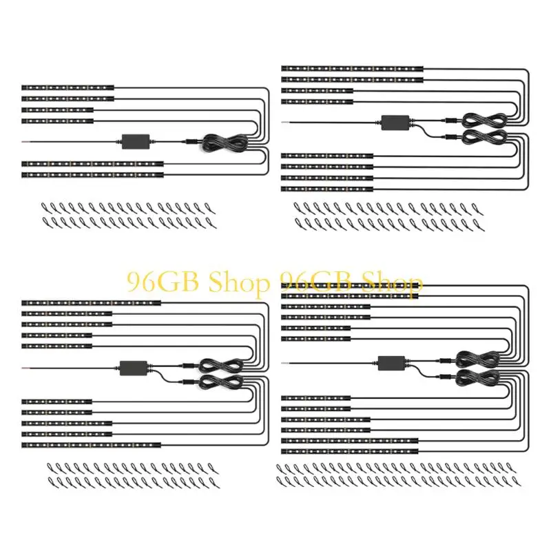 96GB Energy Saving LED Light Strips for Car Motorcycle Chassis Ambience Lighting Strips Dynamic Flowing Light Strips
96GB Energy Saving LED Light Strips for Car Motorcycle Chassis Ambience Lighting Strips Dynamic Flowing Light Strips
