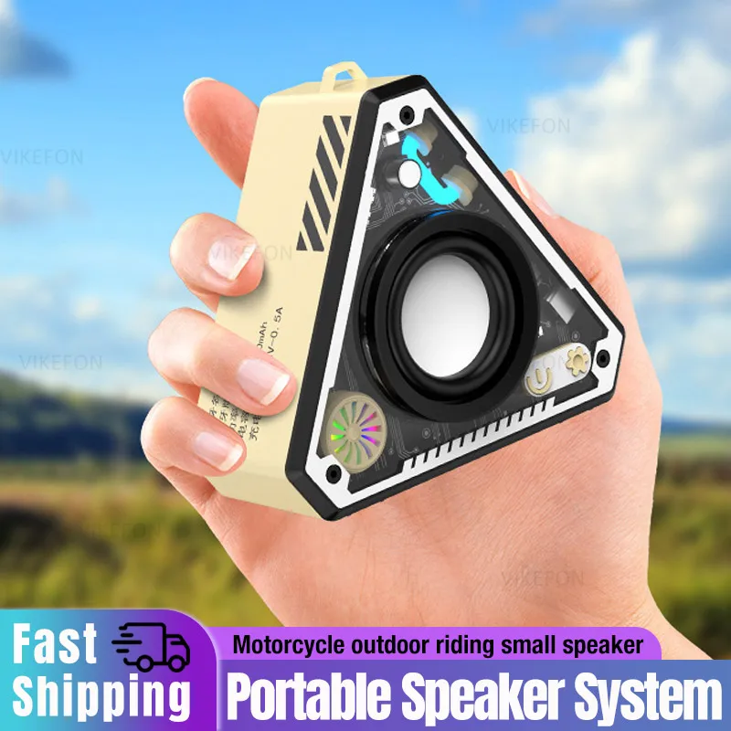 Motorcycle Colorful Mech Style Portable Speaker Wireless Bluetooth Audio Music Player for Outdoor Cycling Camping Mini Speakers
Motorcycle Colorful Mech Style Portable Speaker Wireless Bluetooth Audio Music Player for Outdoor Cycling Camping Mini Speakers