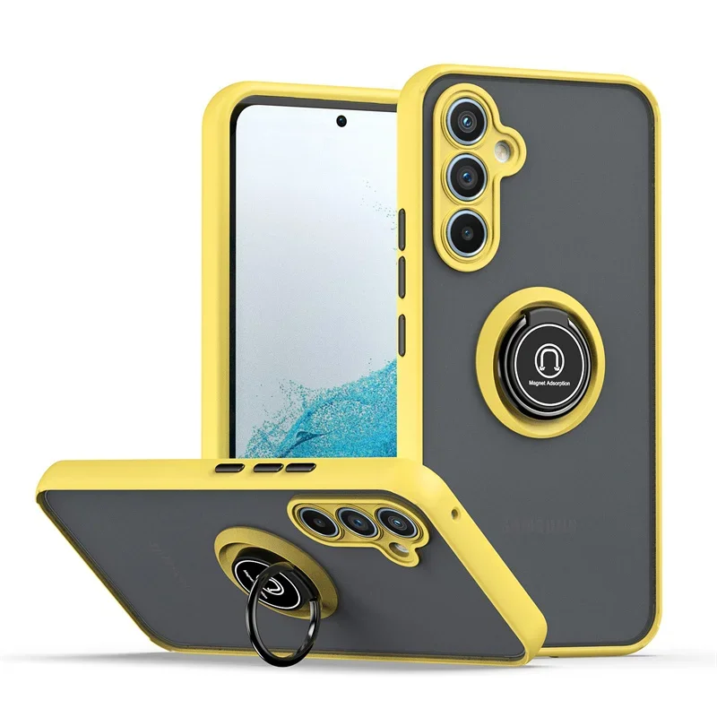 For Samsung Galaxy A54 A34 A14 5G Case Shockproof Matte Metal Ring Holder Armor Phone Case For Samsung M54 F14 A24 Back Cover
For Samsung Galaxy A54 A34 A14 5G Case Shockproof Matte Metal Ring Holder Armor Phone Case For Samsung M54 F14 A24 Back Cover