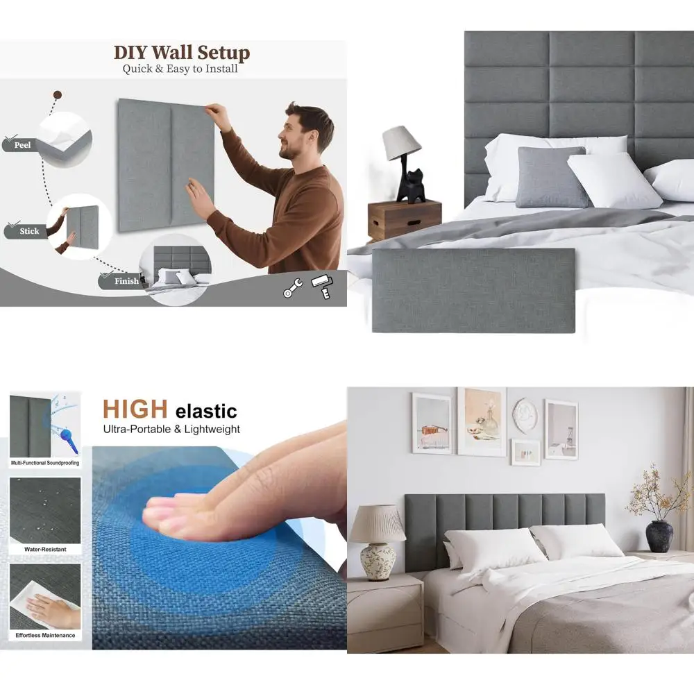 Настенное тафтинговое изголовье размера «queen-size», дизайн из ткани с 9 панелями, декор для спальни темно-серого цвета 10x24
Настенное тафтинговое изголовье размера «queen-size», дизайн из ткани с 9 панелями, декор для спальни темно-серого цвета 10x24