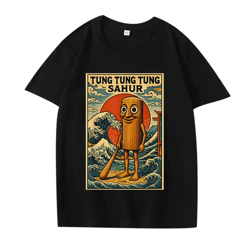 Hot sale Tung Tung Tung Sahur -Italian Brainrot Meme Classic T Shirt men women 100% Cotton short sleeve Summer print Unisex tee
Hot sale Tung Tung Tung Sahur -Italian Brainrot Meme Classic T Shirt men women 100% Cotton short sleeve Summer print Unisex tee