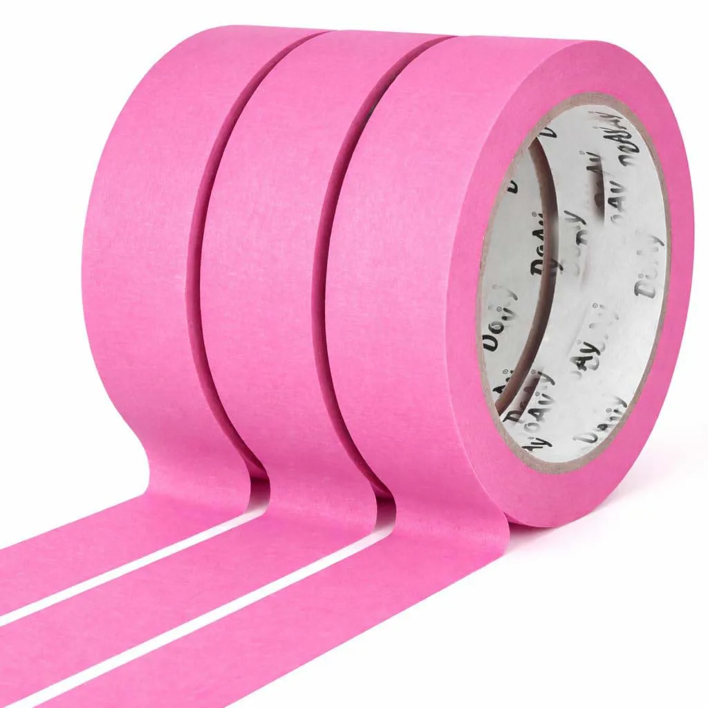  2Rolls Pink Painters Tape - Masking Tape 13mm Wide Indoor & Outdoor -Paint Tape for DIY, Labeling, Art, Car
2Rolls Pink Painters Tape - Masking Tape 13mm Wide Indoor & Outdoor -Paint Tape for DIY, Labeling, Art, Car