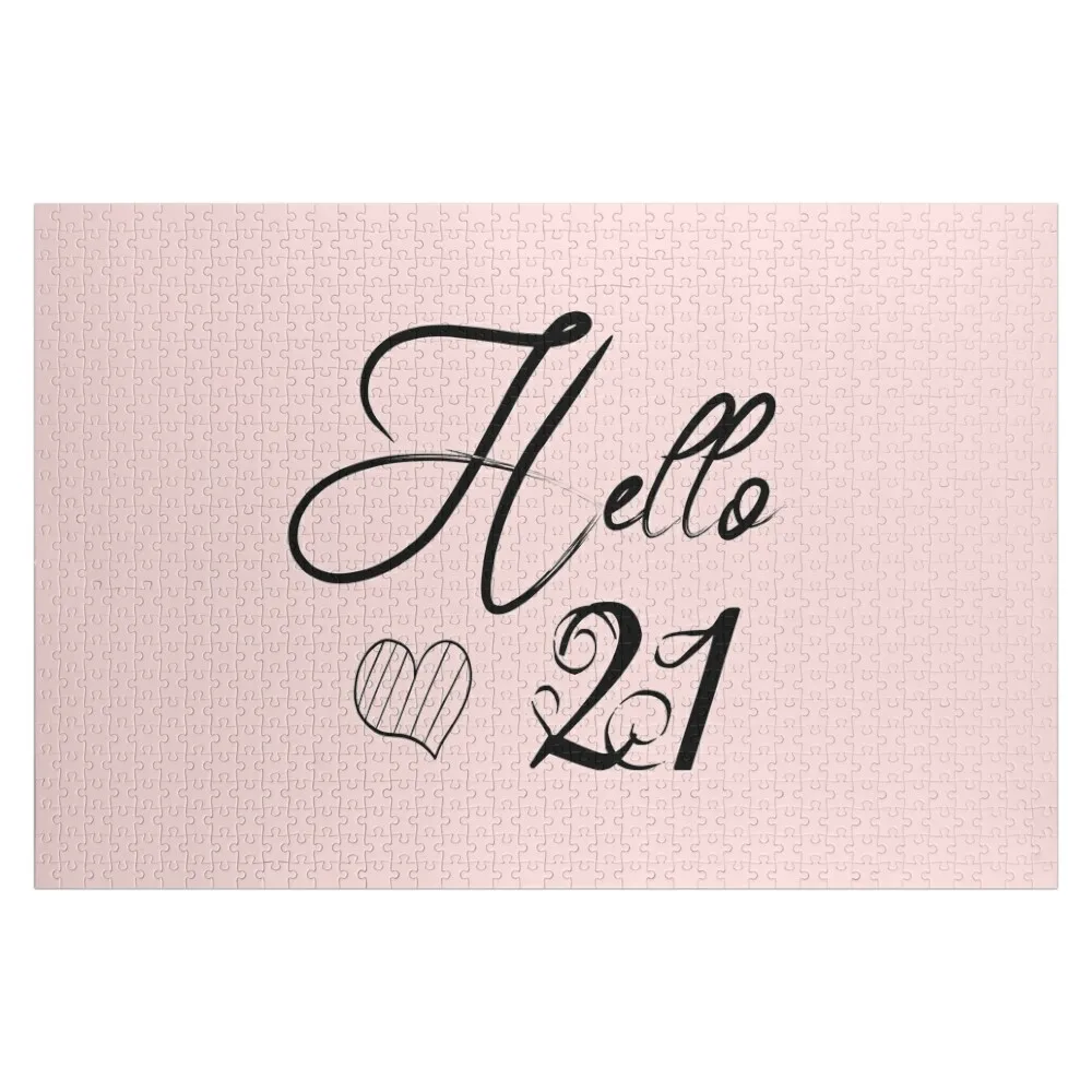 Hello Twenty One Birthday Gift - Birthday Gift Ideas for Her Jigsaw Puzzle Wooden Animal Works Of Art Personalized Gifts Puzzle
Hello Twenty One Birthday Gift - Birthday Gift Ideas for Her Jigsaw Puzzle Wooden Animal Works Of Art Personalized Gifts Puzzle
