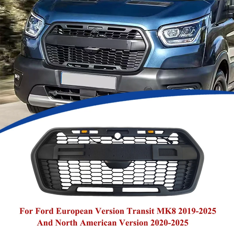 Решетки переднего бампера для Ford Transit MK8 (европейская версия) 2019-2025 / Transit (североамериканская версия) 2020-2025, защитная решетка капота
Решетки переднего бампера для Ford Transit MK8 (европейская версия) 2019-2025 / Transit (североамериканская версия) 2020-2025, защитная решетка капота