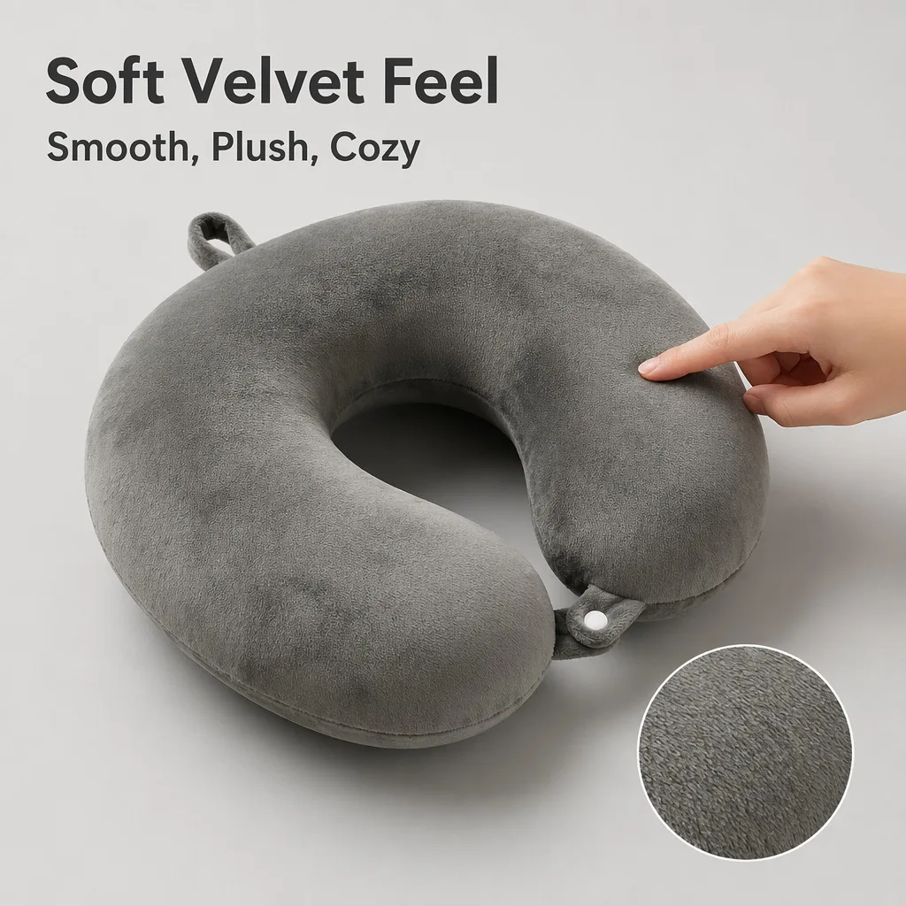 Memory Foam U-Shaped Neck Pillow for Cervical Support Portable Travel Pillow Airplane Car Nap Sleeping Neck Pillow
Memory Foam U-Shaped Neck Pillow for Cervical Support Portable Travel Pillow Airplane Car Nap Sleeping Neck Pillow