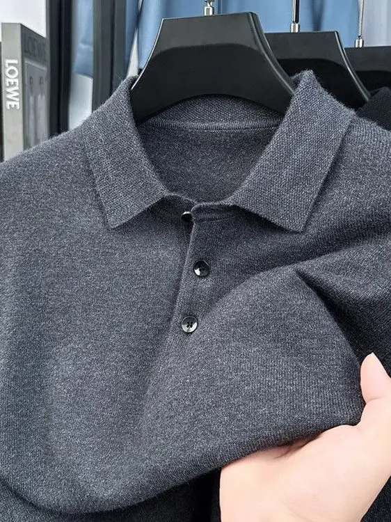 Spring Autumn Thin irt New Sle Turn Collar Simple Knitted Sweater Long Sve T-irt Men mid Youth Base Sweater
Spring Autumn Thin irt New Sle Turn Collar Simple Knitted Sweater Long Sve T-irt Men mid Youth Base Sweater