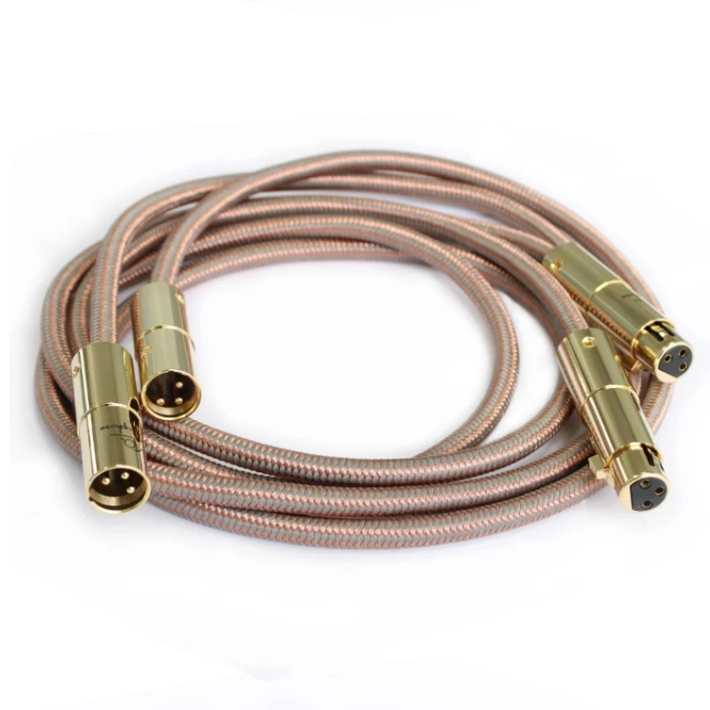 New 40th Anniversary Edition 3 Pins XLR Interconnect Cable Hifi Signal With Gold Plated XLR Plug
New 40th Anniversary Edition 3 Pins XLR Interconnect Cable Hifi Signal With Gold Plated XLR Plug