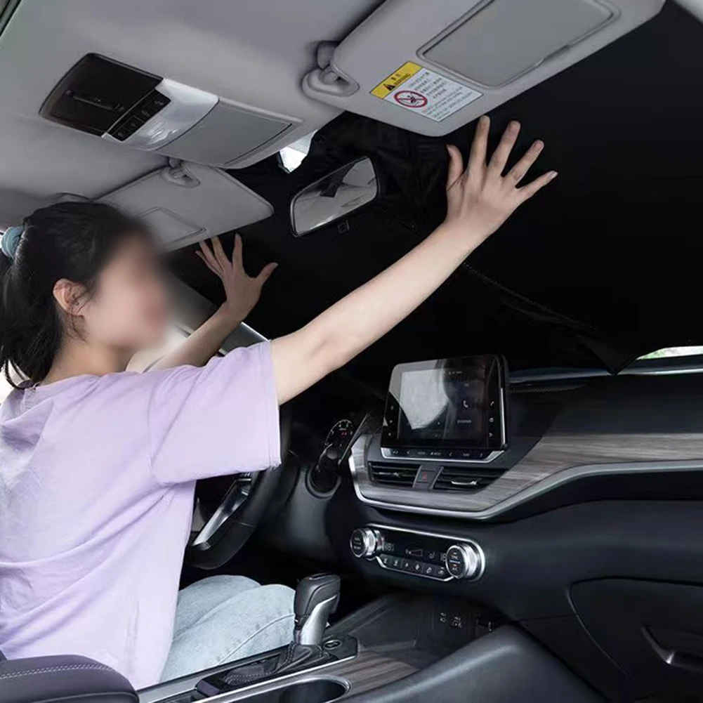 1x Car Windshield Correct Connector 140 * 80cm Direct Installation Foldable Cover Front Glass UV Block Sunshade
1x Car Windshield Correct Connector 140 * 80cm Direct Installation Foldable Cover Front Glass UV Block Sunshade