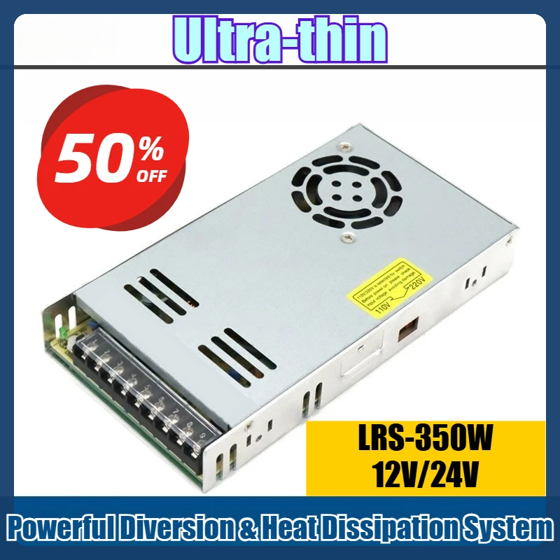 350W Ultra-thin Power Supply for Industrial Control,Single-group Output of 12V/24V
350W Ultra-thin Power Supply for Industrial Control,Single-group Output of 12V/24V