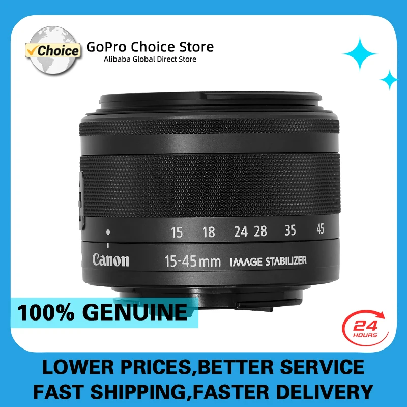 Объектив Canon EF-M 15-45 мм f/3,5-6,3 IS STM, беззеркальный объектив с защитой от сотрясений, подходит для Canon M1 M2 M3 M5 M6 M100 M100 M100
Объектив Canon EF-M 15-45 мм f/3,5-6,3 IS STM, беззеркальный объектив с защитой от сотрясений, подходит для Canon M1 M2 M3 M5 M6 M100 M100 M100