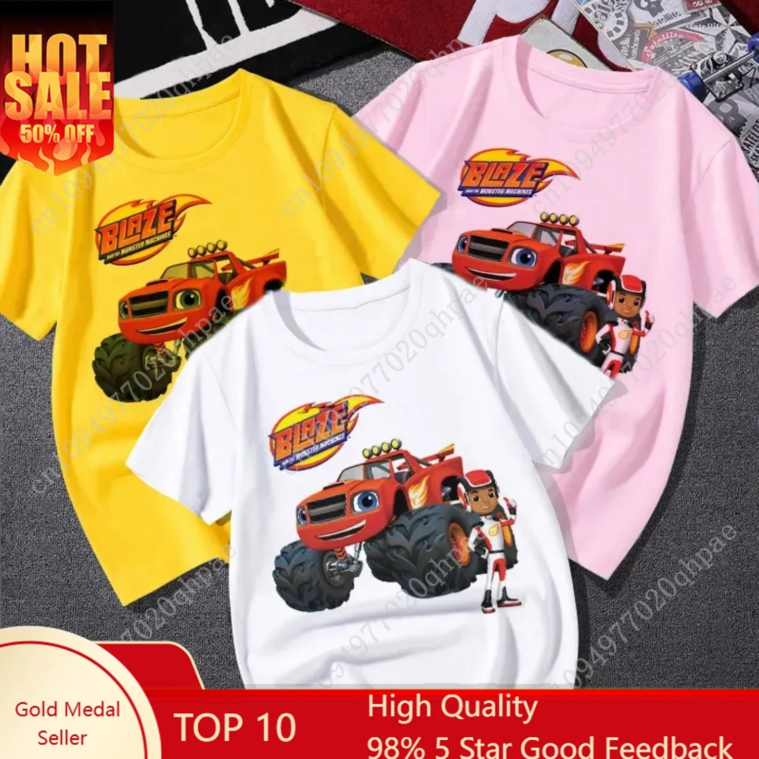Blaze and The Monster Machines Children's Clothes Boy Impostor Blaze Game Anime T-Shirt Boy or Girl Tees Top Short Sleeve Tshirt
Blaze and The Monster Machines Children's Clothes Boy Impostor Blaze Game Anime T-Shirt Boy or Girl Tees Top Short Sleeve Tshirt
