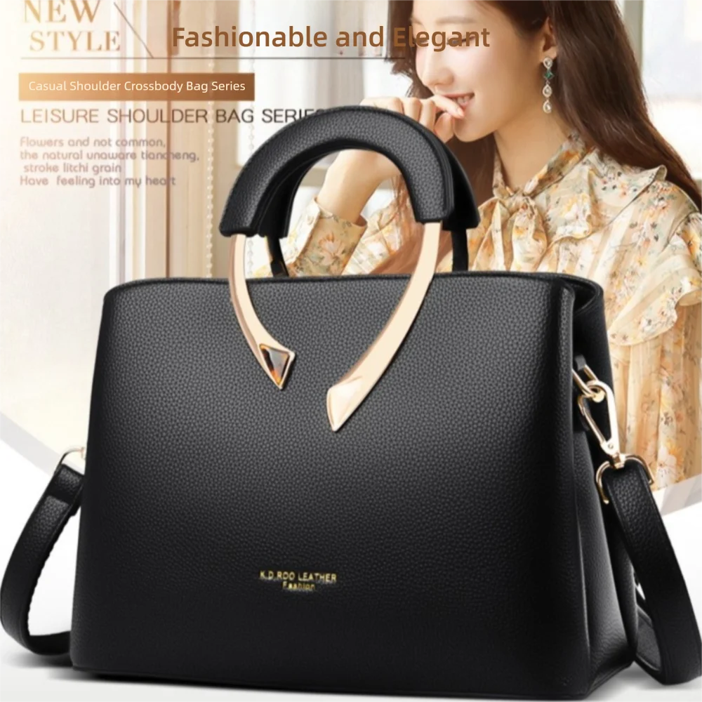 High Quality PU Crossbody Bag Large Capacity Lychee Pattern Mom Bag Portable Handbag Ladies
High Quality PU Crossbody Bag Large Capacity Lychee Pattern Mom Bag Portable Handbag Ladies