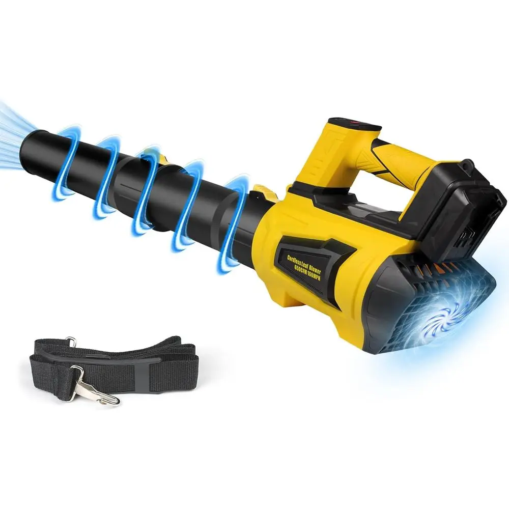 Аккумуляторный турбовентилятор 20В Max, 650CFM 160MPH, с удлинительной трубкой для патио, газона, гаража, для сдувания листьев, пыли (без аккумулятора)
Аккумуляторный турбовентилятор 20В Max, 650CFM 160MPH, с удлинительной трубкой для патио, газона, гаража, для сдувания листьев, пыли (без аккумулятора)