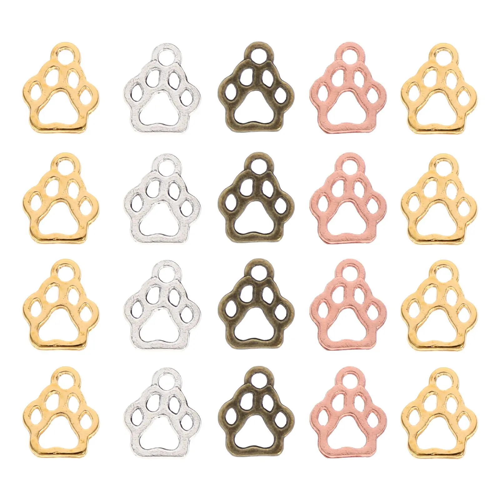 200 Pcs Zinc Alloy Dog Footprint Pendant Small Size Lightweight DIY Jewelry Keychain Necklace Retro Style Pet Memorial Gifts
200 Pcs Zinc Alloy Dog Footprint Pendant Small Size Lightweight DIY Jewelry Keychain Necklace Retro Style Pet Memorial Gifts