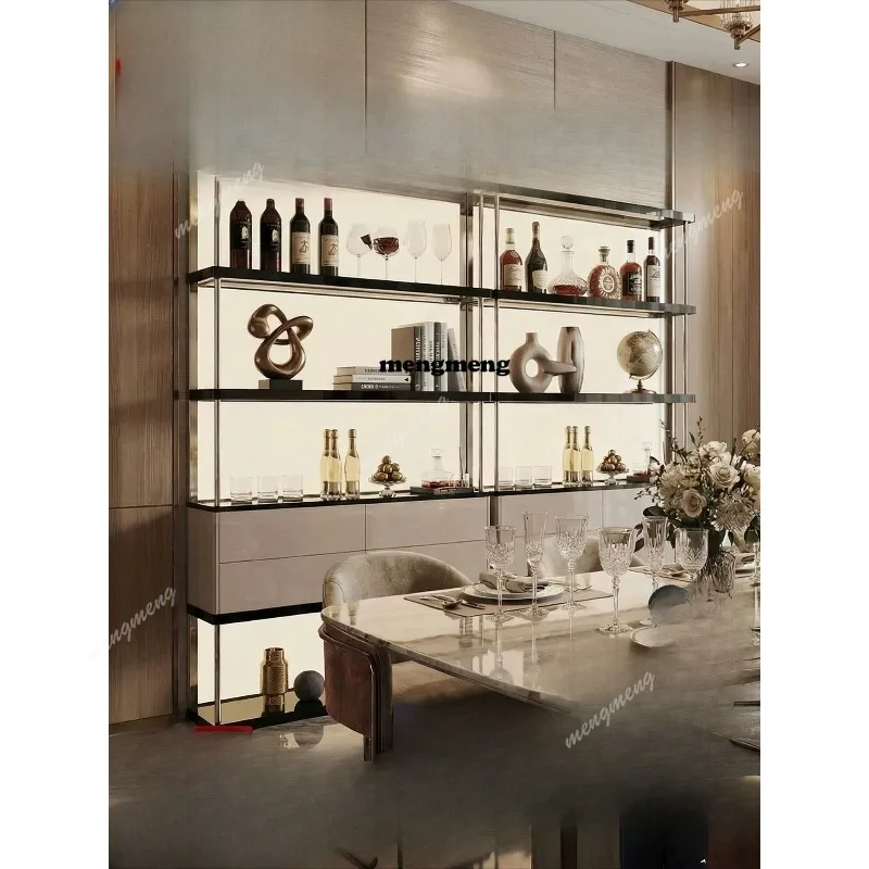 Italian light luxury 2026 new luminous display wine cabinet modern simple living room home wall integrated dining side cabinet
Italian light luxury 2026 new luminous display wine cabinet modern simple living room home wall integrated dining side cabinet