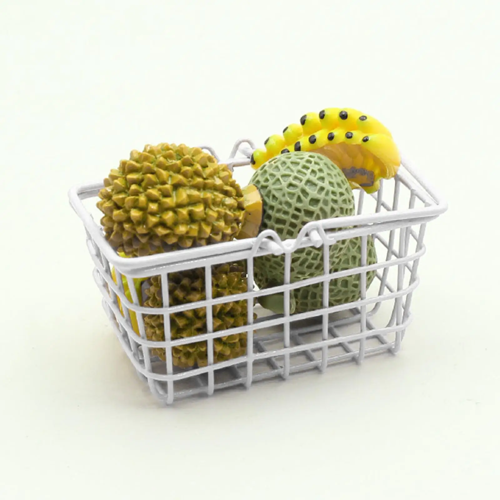 Iron Dollhouse Basket Furniture Toy 1/12 Scale Miniature Shopping Basket for DIY
Iron Dollhouse Basket Furniture Toy 1/12 Scale Miniature Shopping Basket for DIY