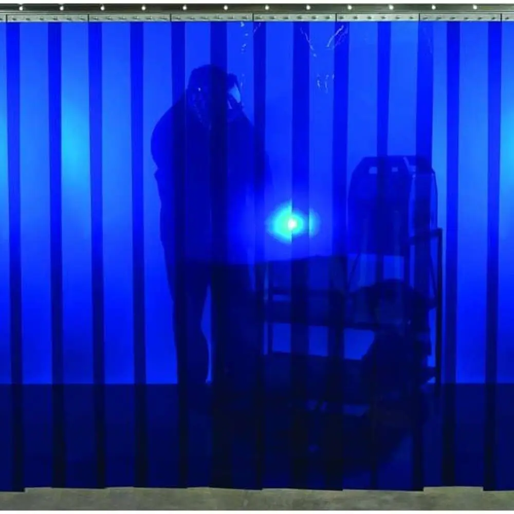 Blue PVC 8x8ft Welding Strip Curtain
Blue PVC 8x8ft Welding Strip Curtain