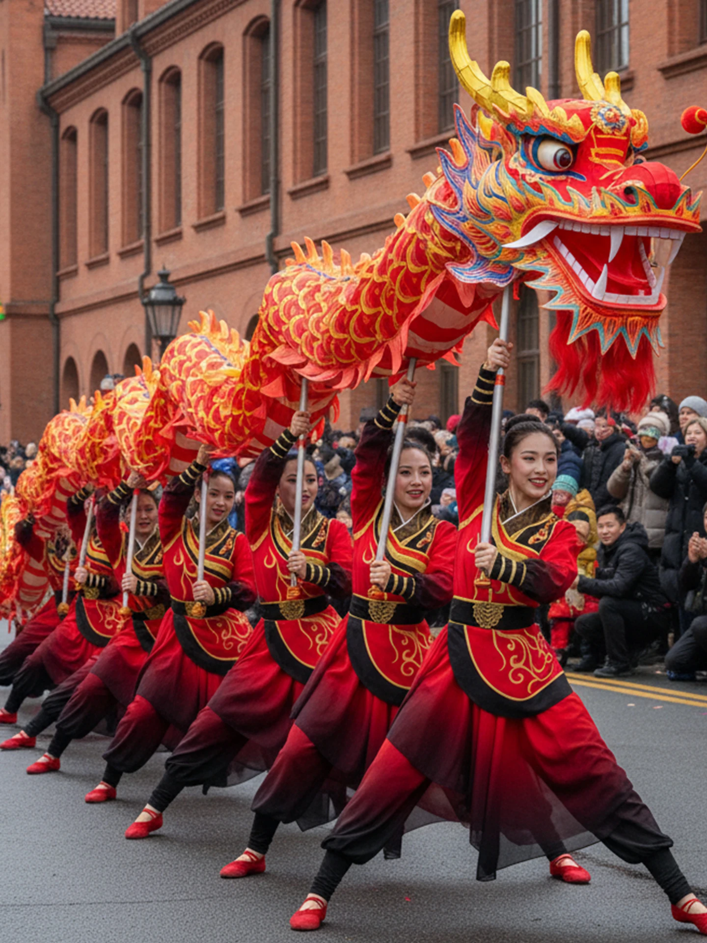 2026 New Adult Dragon Dance Performance Costume Men Women Opening Dance Waist Drum Rooster Drum Winter Traditional Ethnic Sta...
2026 New Adult Dragon Dance Performance Costume Men Women Opening Dance Waist Drum Rooster Drum Winter Traditional Ethnic Sta...