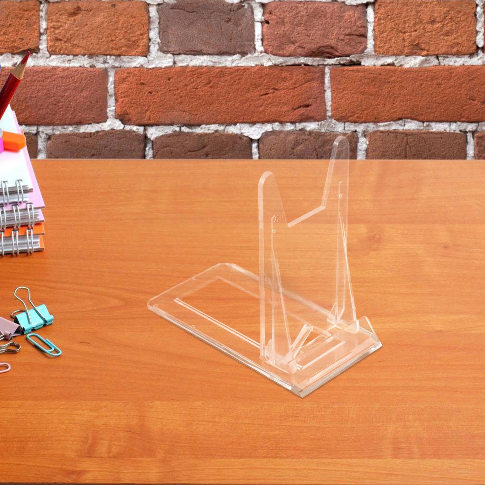 6pcs Commodity Display Rack Acrylic Plate Stand Clear Desktop Book Stands Versatile Stylish Portable Sturdy Easy for Home
6pcs Commodity Display Rack Acrylic Plate Stand Clear Desktop Book Stands Versatile Stylish Portable Sturdy Easy for Home