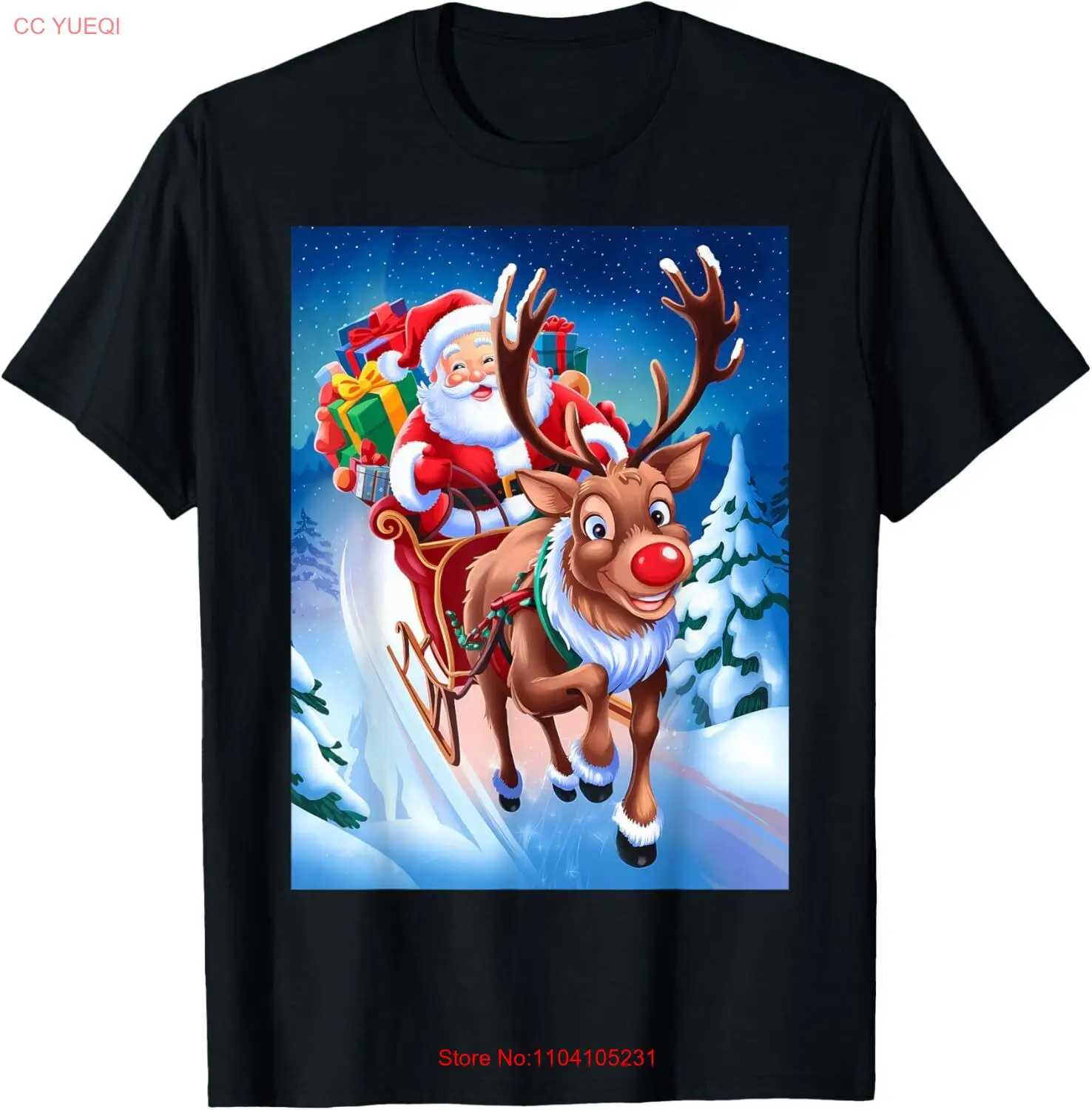 Santa Sleigh Ride Рождественская забавная семейная футболка с капюшоном Футболка с капюшоном
Santa Sleigh Ride Рождественская забавная семейная футболка с капюшоном Футболка с капюшоном
