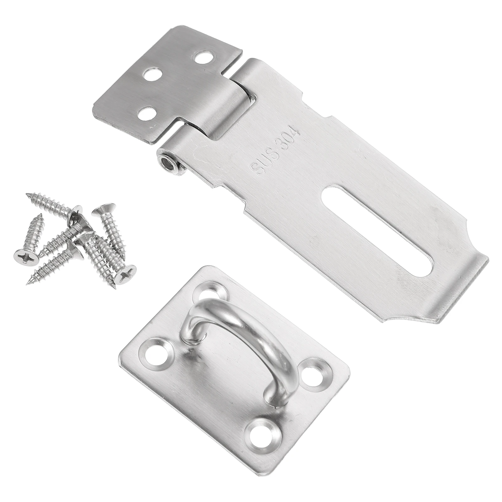 Stainless Steel Door Lock Buckle Clasp Hasp Latch Safety Gate Lock Easy Install 304 Material No Edges Hardware
Stainless Steel Door Lock Buckle Clasp Hasp Latch Safety Gate Lock Easy Install 304 Material No Edges Hardware