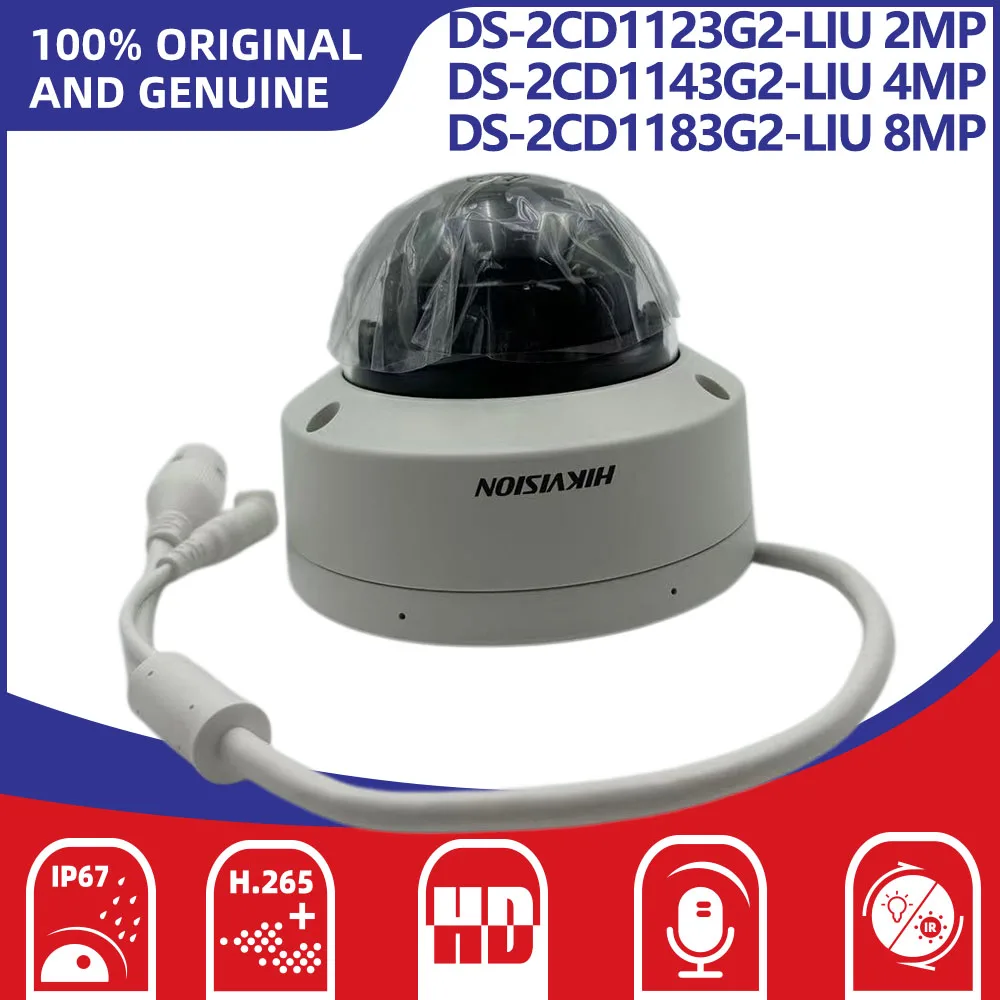 Hikvision DS-2CD1123G2-LIU 2MP DS-2CD1143G2-LIU 4MP DS-2CD1183G2-LIU 8MP Smart Hybrid Light Dome IP Camera Built-in Mic H.265+
Hikvision DS-2CD1123G2-LIU 2MP DS-2CD1143G2-LIU 4MP DS-2CD1183G2-LIU 8MP Smart Hybrid Light Dome IP Camera Built-in Mic H.265+