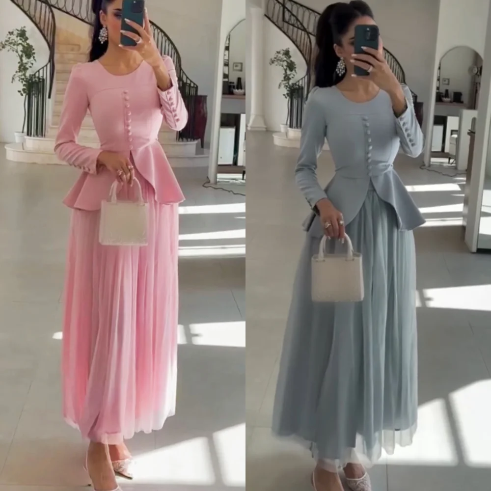 Customized Jersey Button Ruched A-line O-Neck Midi Dresses Bespoke Occasion Party Simple Elegant High Quality
Customized Jersey Button Ruched A-line O-Neck Midi Dresses Bespoke Occasion Party Simple Elegant High Quality