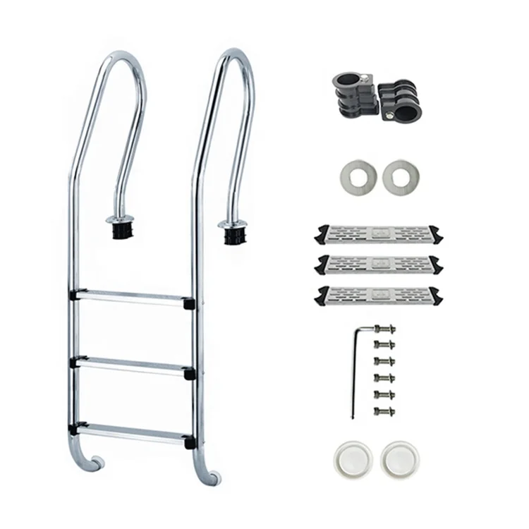 2/ 3/ 4/ 5 Steps Pool Step Easy Install Stainless Steel Swimming Pool Ladder for Inground Swimming Pool
2/ 3/ 4/ 5 Steps Pool Step Easy Install Stainless Steel Swimming Pool Ladder for Inground Swimming Pool