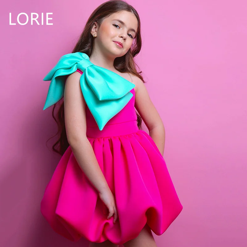 LORIE Hot Pink Flower Girl Dresses Bow Applique Generous Little Girl Dress Satin Princess Dress Baby Girl Dresses Customized2025
LORIE Hot Pink Flower Girl Dresses Bow Applique Generous Little Girl Dress Satin Princess Dress Baby Girl Dresses Customized2025