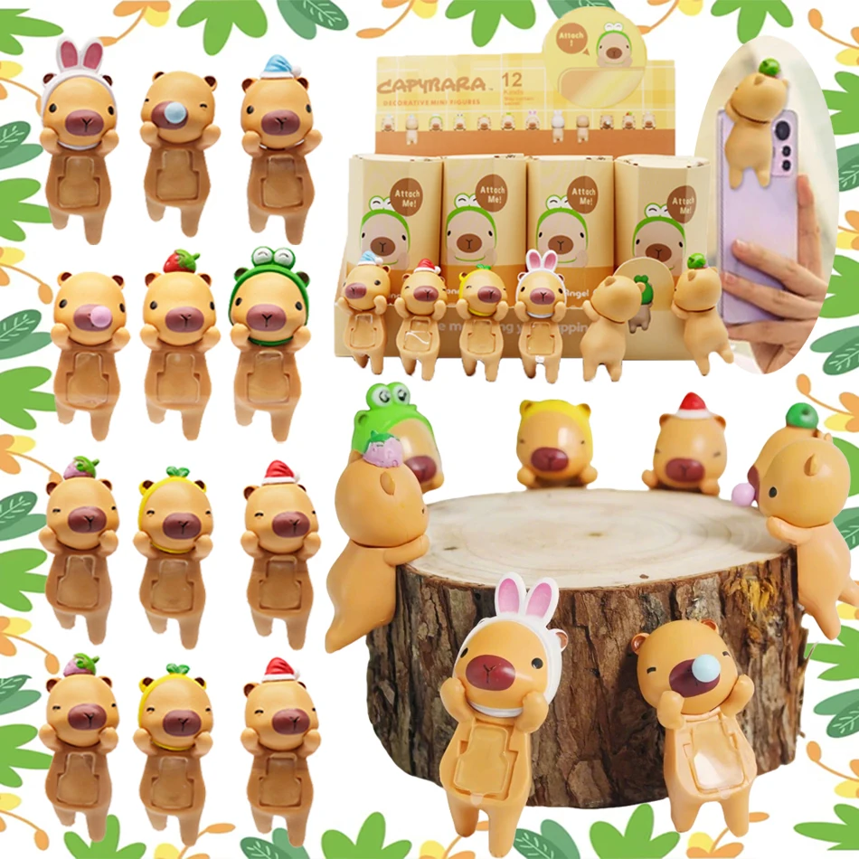 Mini Doll Hippers Capybara Pendant for Phone Adorable Trendy Doll Decoration Gift Blind Box Capybara Mystery Box Mini Figures
Mini Doll Hippers Capybara Pendant for Phone Adorable Trendy Doll Decoration Gift Blind Box Capybara Mystery Box Mini Figures