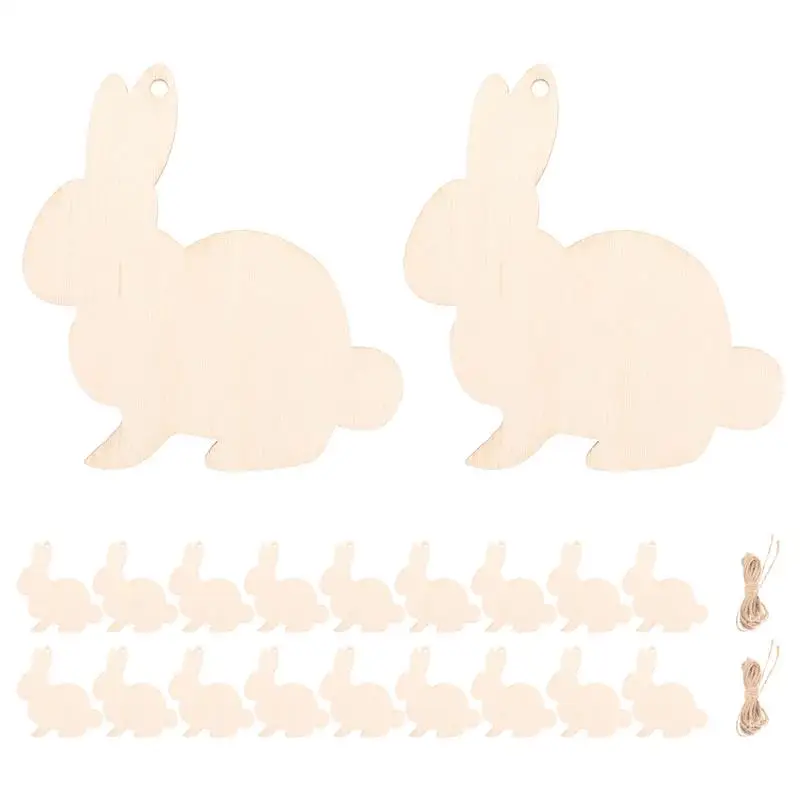 20pcs Rabbit Wood Cutouts Decoration Bunny Wooden Ornaments Holiday Decor Wooden Hanging for Wooden Tags for Crafts
20pcs Rabbit Wood Cutouts Decoration Bunny Wooden Ornaments Holiday Decor Wooden Hanging for Wooden Tags for Crafts